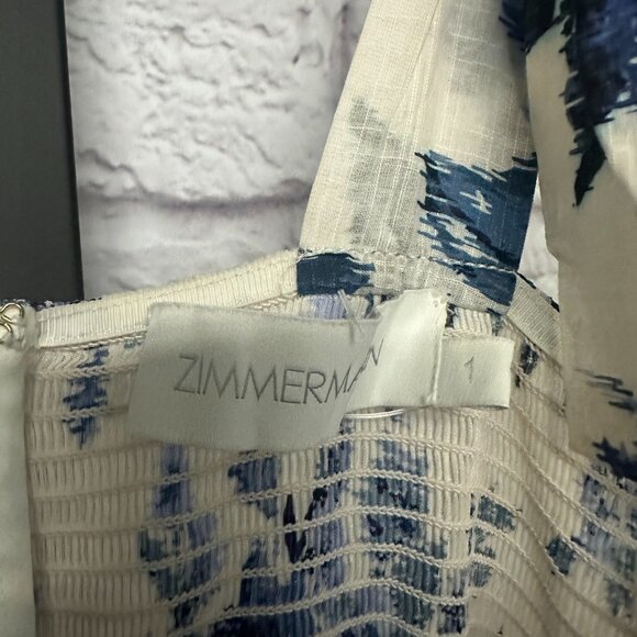 Zimmerman Aliane Tie Shoulder Maxi Dress - Picture 4 of 4